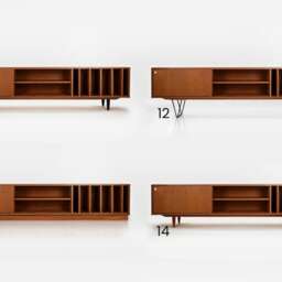 Mid-Century Sideboard, Dresser, Commode, Credenza Made Of Oak Vaneer - Livlo T-S18 - thumbnail 2