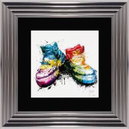 Patrice Murciano Wall Art - My Shoes- Framed Print With Border - 55cm X 55cm Choice Of Frame Colour - thumbnail 4