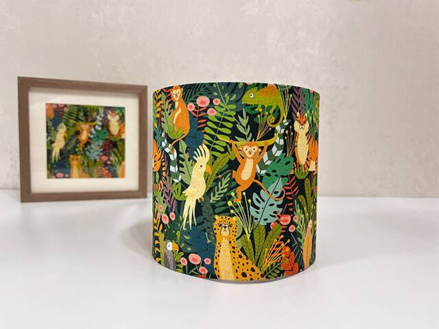 Animal Pattern Lamp Shade, Zoo Lampshade For Table Lamp Floor Lamp, Children's Shades - image 1