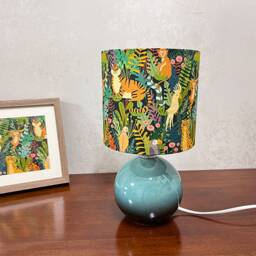 Animal Pattern Lamp Shade, Zoo Lampshade For Table Lamp Floor Lamp, Children's Shades - thumbnail 3