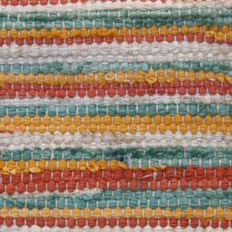 2 X 3 Handwoven Rag Rug, Chindi Dhurrie Rug-Mat, Traditional Rajasthani, Indian, Handmade, Small Custom - thumbnail 3