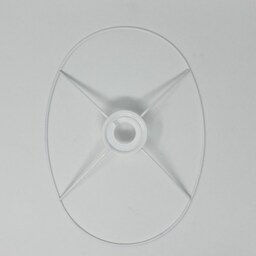 Black Velvet Brushed Silver Oval Lampshade - thumbnail 3