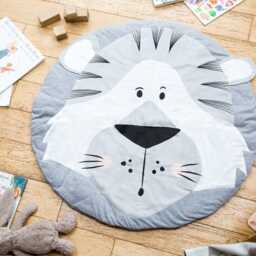 Personalised Tiger Baby Playmat - Soft Cotton Nursery Decor - thumbnail 2