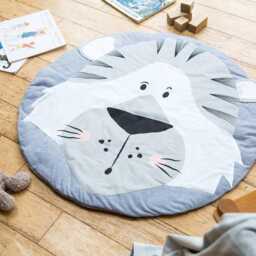 Personalised Tiger Baby Playmat - Soft Cotton Nursery Decor - thumbnail 4