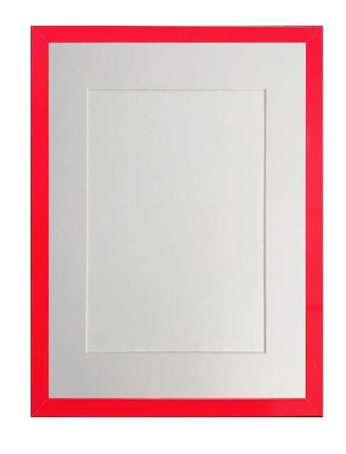 Post Box Red 20mm Picture, Photo, Poster Frame With White Mount - image 1