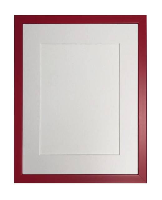 Post Box Red 20mm Picture, Photo, Poster Frame With White Mount - image 1