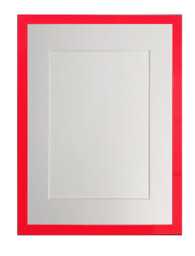 Post Box Red 20mm Picture, Photo, Poster Frame With White Mount