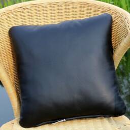 Cushion Cover Genuine Leather Away 40 X cm Lounge Cushion, Chair Cushions, Back Kidney Leather Cushions - thumbnail 2