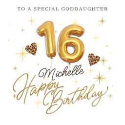 Personalised Goddaughter 16Th Birthday Candle Gifts Card Mug B - thumbnail 4