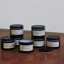 Fougere/4 Oz. Soy Travel Tin Candle Fern, Oakmoss, Lavender, Lily Of The Valley 25 Hrs. Handmade - thumbnail 4