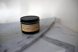 Fougere/4 Oz. Soy Travel Tin Candle Fern, Oakmoss, Lavender, Lily Of The Valley 25 Hrs. Handmade