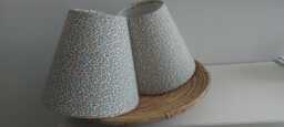 Pinto Blue Sanderson Candle Clip Lampshade