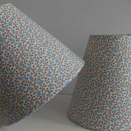 Pinto Blue Sanderson Candle Clip Lampshade - thumbnail 2