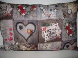 Large Decorative Cushion Cover Pillow Home Sweet - thumbnail 1
