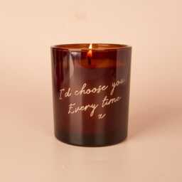 Valentine's Gift Hamper With Personalised Engraved Candle For Her - thumbnail 3