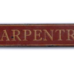Carpenter Gift, Carpentry Sign, Custom Decor, Wall Decor - Rustic Hand Made Distressed Wood - thumbnail 2