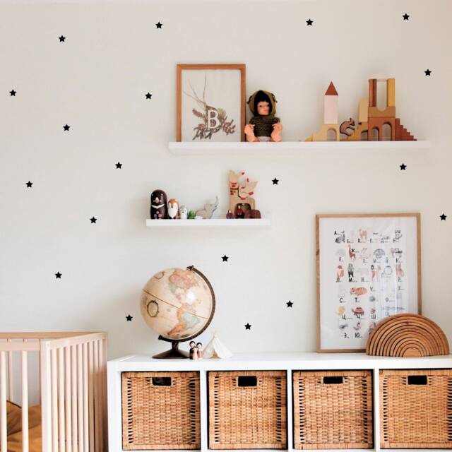 Star Wall Stickers Decals Art Nursery Children's Bedroom Decoration - image 1