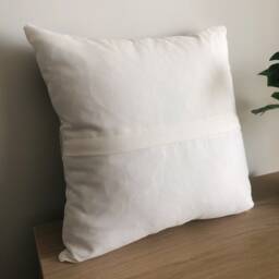 Hand Tufted Punch Needle Pillow Cover Earth Tone Dots, 16x16 - thumbnail 2