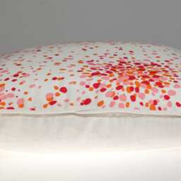 Schumacher Pillow Cover, Lulu Dk Jelly Bean Print, Pink Accent - thumbnail 3