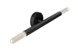 Debbie - Black Vanity Light With 2 Lights Modern Industrial Design Ideal Bathroom Lighting