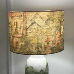 Eden Ruins Handmade Lampshade For Table/Floor Lamps & Ceiling/Pendant Lamps - thumbnail 2