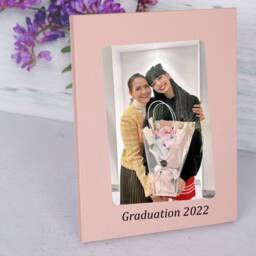Personalized Leather Photo Frame, Engraved Picture Family Gift - thumbnail 2