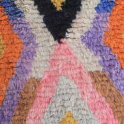Custom Runner Moroccan Hand Knotted Runner Rug, Wool Rug Shaggy Authentic Moroccan Rug, Fluffy Rug - thumbnail 2