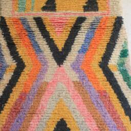 Custom Runner Moroccan Hand Knotted Runner Rug, Wool Rug Shaggy Authentic Moroccan Rug, Fluffy Rug - thumbnail 3