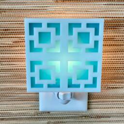 "Mid Century Modern Night Light - ""Breeze Block" - thumbnail 2