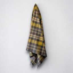 Natural Buchanan - 100% Recycled Wool Tartan Blanket Eco Friendly Personalisable Blankets Throw