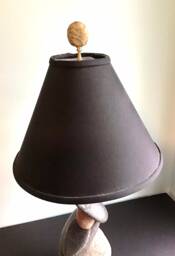 White, Beige & Grey Granite Lamp Finial, Stone Lamp Finial, Rock Topper, Accessory, Decoration