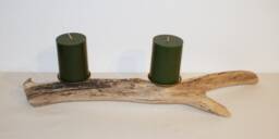 Driftwood ~ 2-Flame Candle Holder