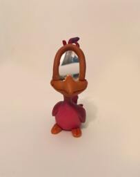 Alice in Wonderland - Bird Handmade Polymer Clay Action Figure. Unique Collectible - thumbnail 1