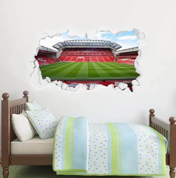Liverpool Football Club - Anfield Stadium - The Mainstand Broken Wall Sticker