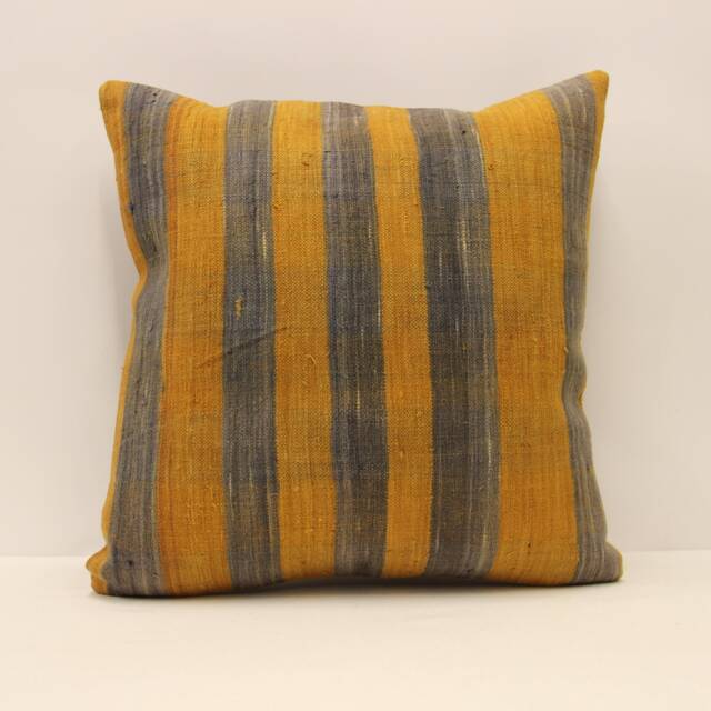 Kilim Pillow, Sofa Pillow Boho Pillow, Handwoven Pillow, 18x18 - 45x45 cm Minimalist Decorative Pillow, Cushion Cover Throw Pillow 4Kbf-527 - image 1