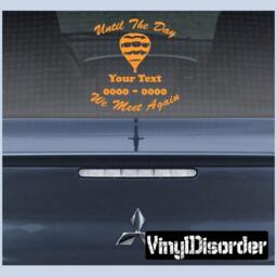Balloon 01 in Loving Memory Custom Car Or Wall Vinyl Decal Stickers - Ilmballoon01Et - thumbnail 1