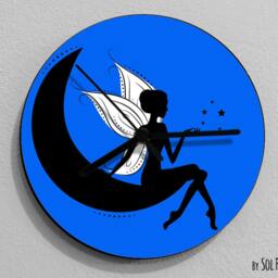 Moon Fairy - Wall Clock - thumbnail 2