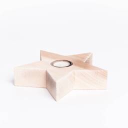 Tealight Holder Birch Set Of 4 // Wedding Decoration Cozy Living Candlelight