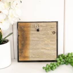 Rustic Wood & Metal Bird Wall Hanging Reclaimed Decor - thumbnail 3