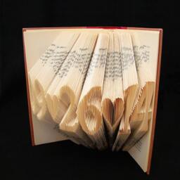 Anniversary Date Mm-Dd-Yy - Folded Book Art Sculpture - thumbnail 2