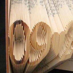 Anniversary Date Mm-Dd-Yy - Folded Book Art Sculpture - thumbnail 4