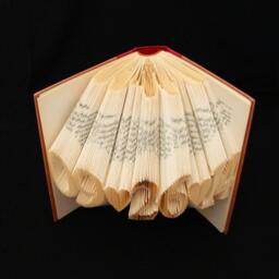 Anniversary Date Mm-Dd-Yy - Folded Book Art Sculpture - thumbnail 3