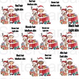 Personalised Christmas Tree Ornament Decoration Kids Son Nephew Grandson Cousin Friend Stocking Filler Eve Box Keepsake Gift - thumbnail 2