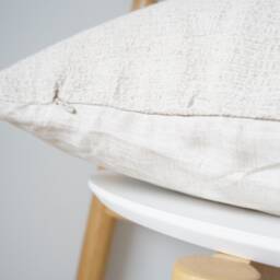 Cream Striped Pillow Cover - thumbnail 4