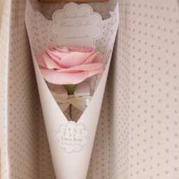 4Th Year Wedding Anniversary Rose, Gift For Wife, Husband, Couple Vase Not Included - thumbnail 2