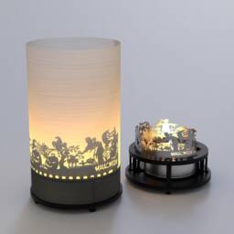 Halloween Shadow Play Candle Gift Box - Spooky Decoration - thumbnail 4