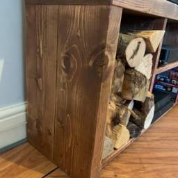 Handmade Rustic Television Stand - Custom Media Cabinet With Free Delivery - thumbnail 3