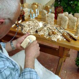 Triptych Carved Sculpture - thumbnail 4