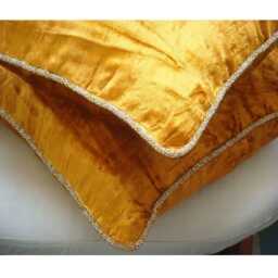 "Designer Gold Euro Pillow Sham 24""x24""/26""x26" - thumbnail 3
