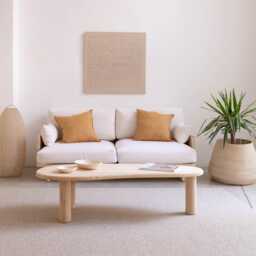 Solid Wood Coffee Table - Tramadiu